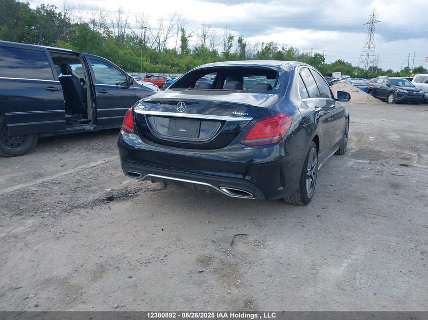 Vin: 55swf8eb7ku291942, lot: 2758057, mercedes-benz c 300 4matic 20194