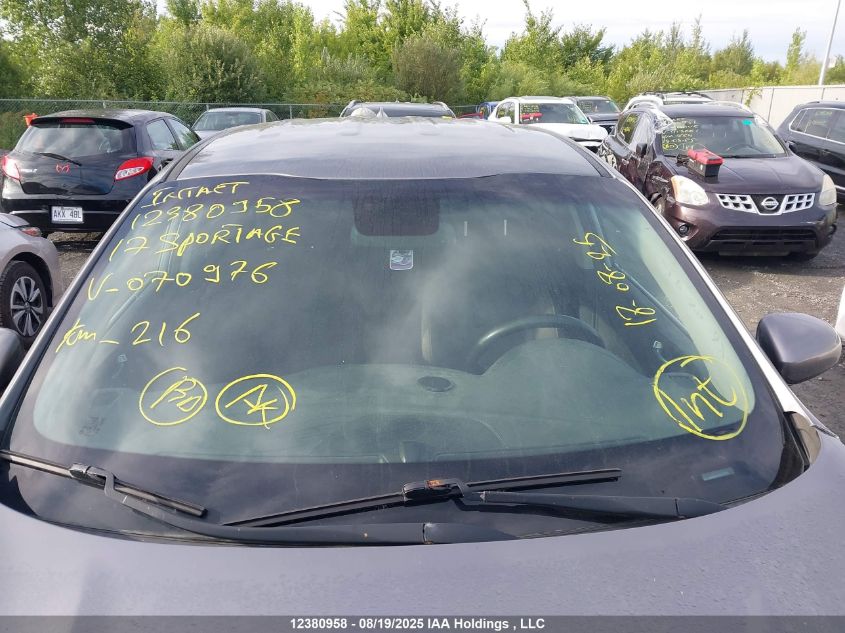 2017 Kia Sportage Lx VIN: KNDPM3ACXH7070976 Lot: 12380958