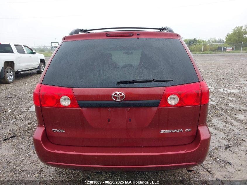 2010 Toyota Sienna Ce VIN: 5TDZK4CC4AS338515 Lot: 12381009