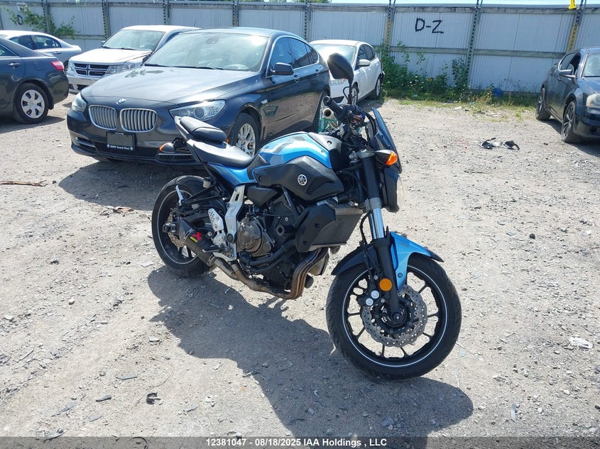 JYARM20N1HA000125 2017 Yamaha Fz07A auction photo 1