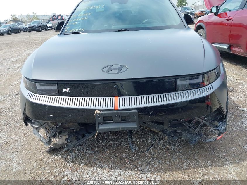 2025 Hyundai Ioniq 5 N VIN: KM8KNDA83SU006002 Lot: 12381061