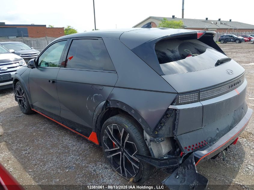 2025 Hyundai Ioniq 5 N VIN: KM8KNDA83SU006002 Lot: 12381061