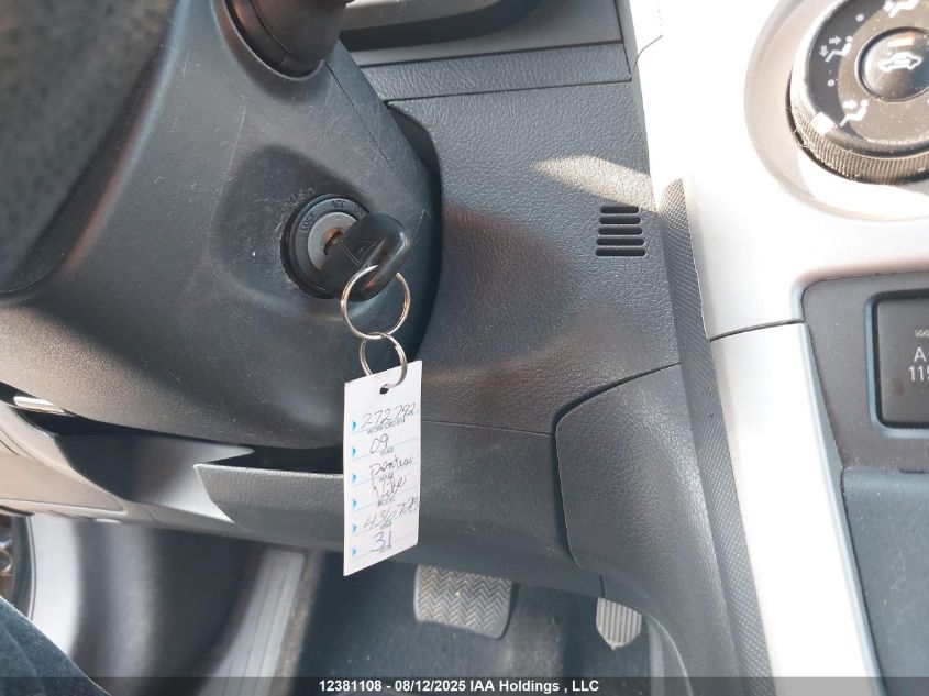 2009 Pontiac Vibe VIN: 5Y2SM67059Z436728 Lot: 12381108