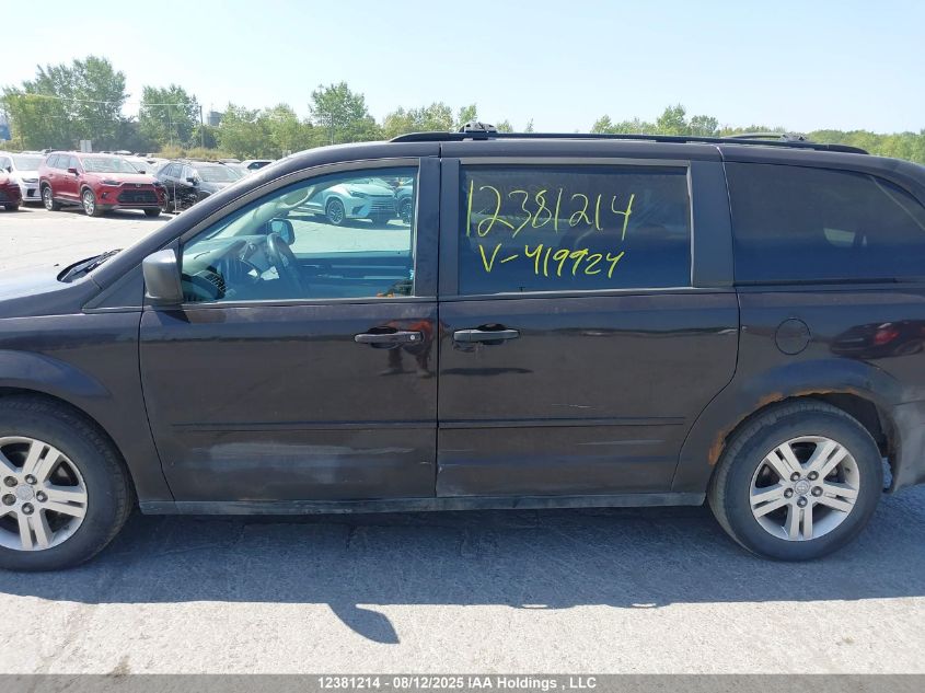 2010 Dodge Grand Caravan Se VIN: 2D4RN4DE6AR419924 Lot: 12381214