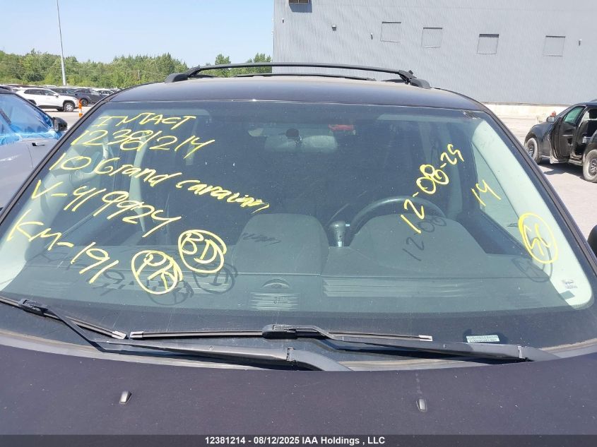 2010 Dodge Grand Caravan Se VIN: 2D4RN4DE6AR419924 Lot: 12381214