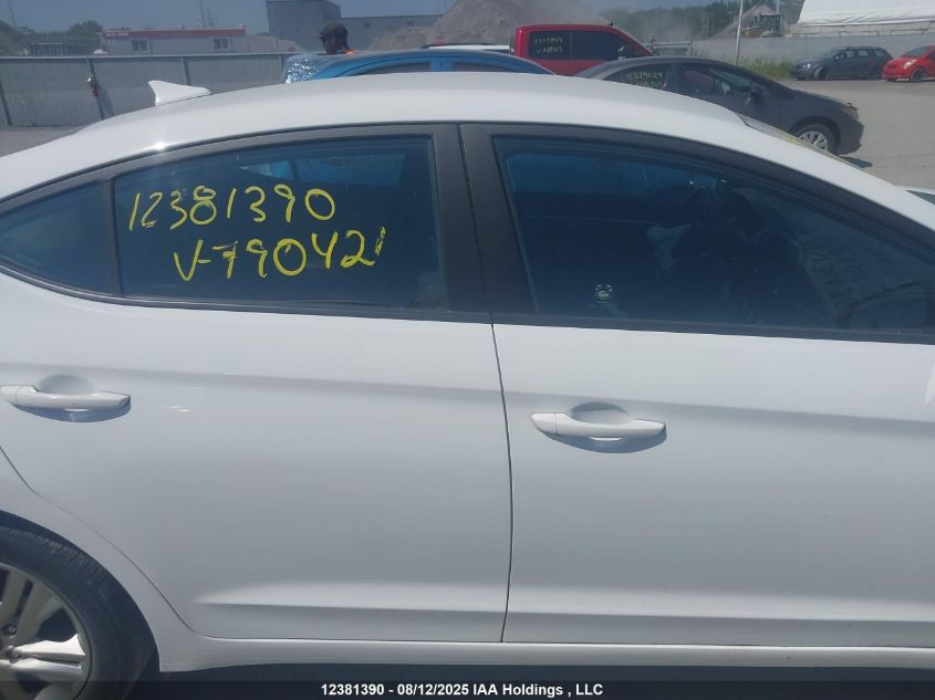 2019 Hyundai Elantra Preferred VIN: KMHD84LF3KU790421 Lot: 12381390