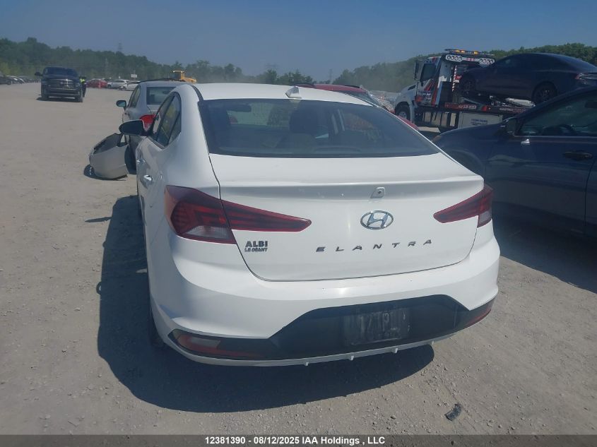 2019 Hyundai Elantra Preferred VIN: KMHD84LF3KU790421 Lot: 12381390