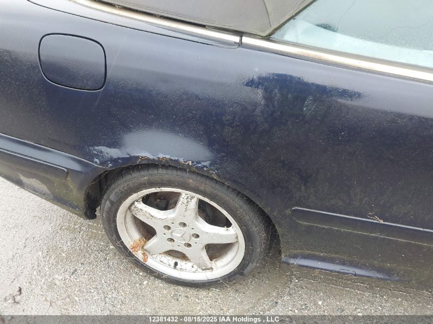 2003 Mercedes-Benz Clk 430 VIN: WDBLK70G33T143541 Lot: 12381432