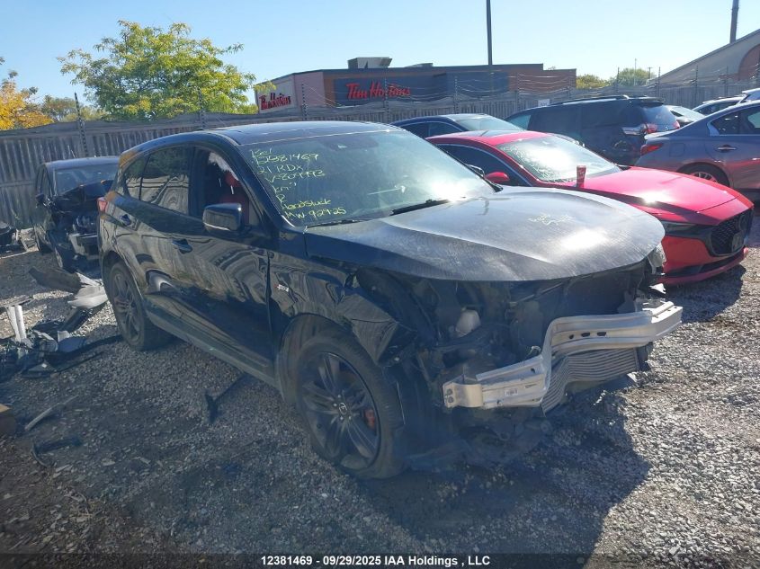 2021 Acura Rdx A-Spec VIN: 5J8TC2H65ML809993 Lot: 12381469