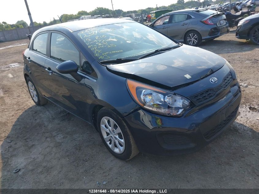 2015 Kia Rio Lx VIN: KNADM5A39F6972355 Lot: 12381648