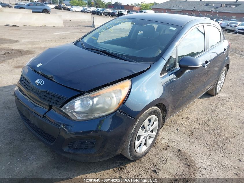 2015 Kia Rio Lx VIN: KNADM5A39F6972355 Lot: 12381648