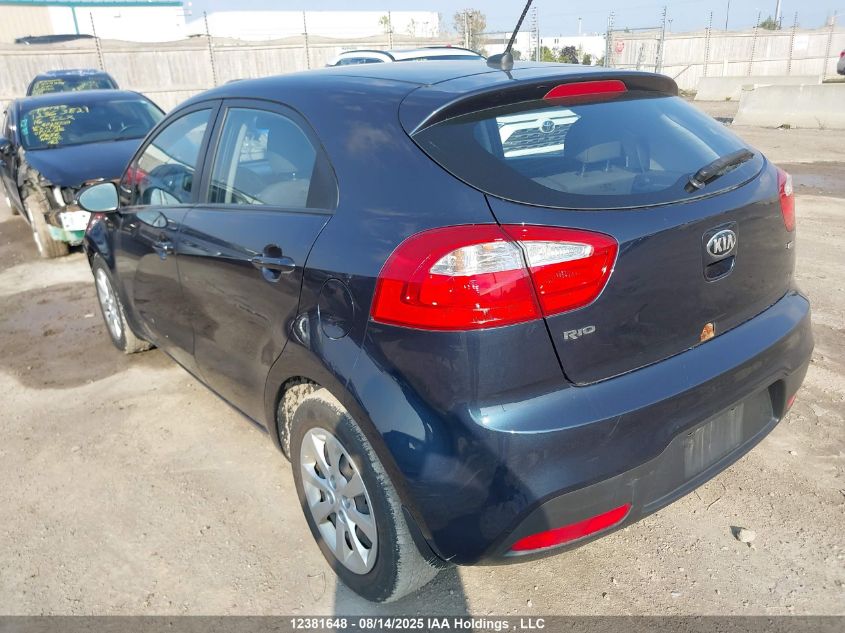 2015 Kia Rio Lx VIN: KNADM5A39F6972355 Lot: 12381648
