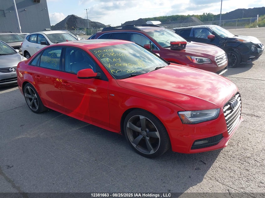 WAUKFCFL5EN009830 2014 Audi A4 2.0 Technik auction photo 1