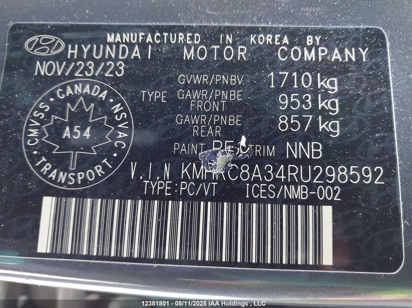 KMHRC8A34RU298592 2024 HYUNDAI VENUE photo no. 19