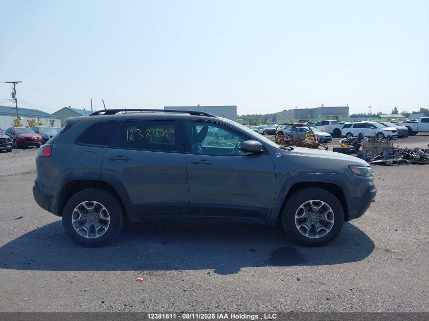 2022 Jeep Cherokee Trailhawk VIN: 1C4PJMBX1ND555357 Lot: 12381811
