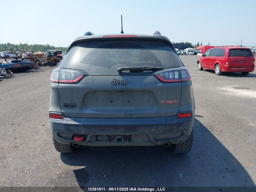 2022 Jeep Cherokee Trailhawk VIN: 1C4PJMBX1ND555357 Lot: 12381811