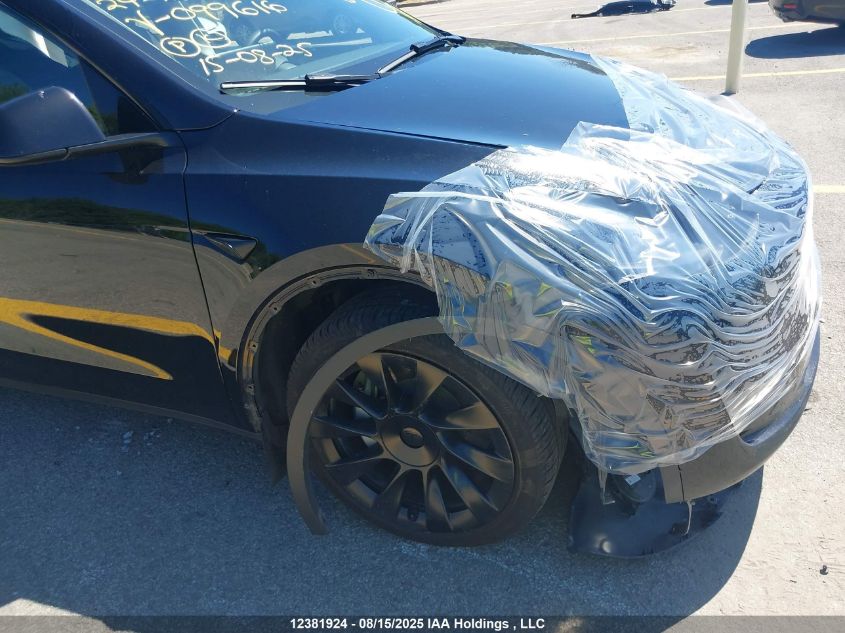 2024 Tesla Model Y VIN: 7SAYGDEEXRF099616 Lot: 12381924