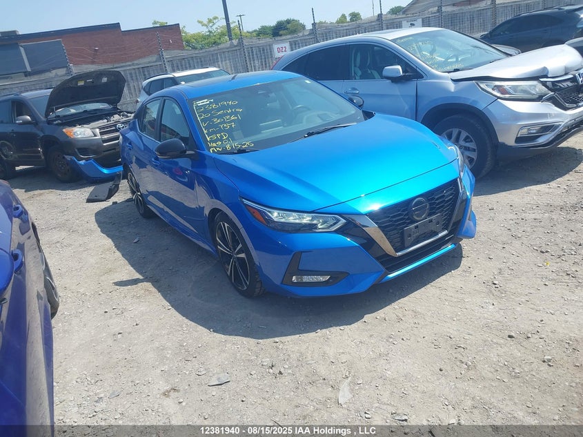 3N1AB8DV1LY301361 2020 Nissan Sentra auction photo 1