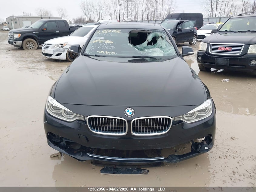 2017 BMW 320I xDrive VIN: WBA8A3C55HK691659 Lot: 12382056