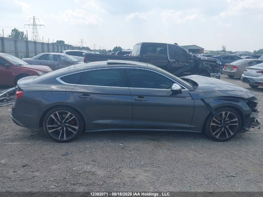 2022 Audi S5 Premium VIN: WAUA4CF57NA012027 Lot: 12382071
