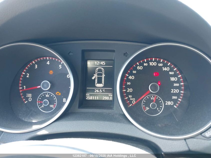 2011 Volkswagen Golf Gti 5-Door VIN: WVWGV7AJ7BW201183 Lot: 12382187