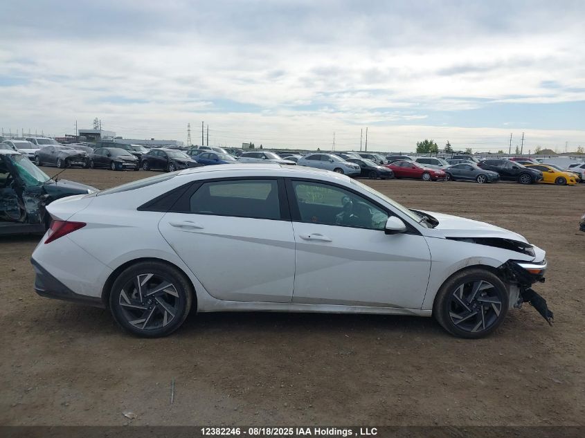 2024 Hyundai Elantra Sel VIN: KMHLM4DG0RU791065 Lot: 12382246