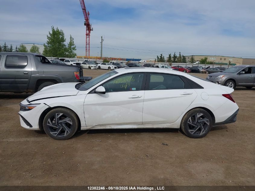 2024 Hyundai Elantra Sel VIN: KMHLM4DG0RU791065 Lot: 12382246