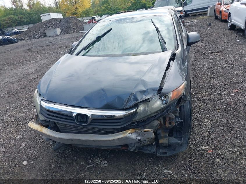 2012 Honda Civic Sdn VIN: 2HGFB2F42CH104761 Lot: 12382258