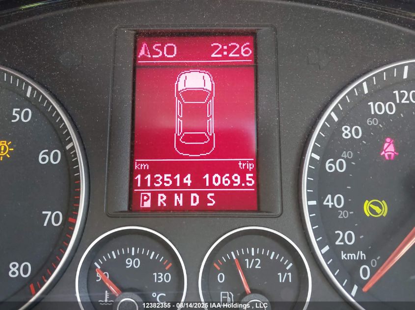 2007 Volkswagen Eos 2.0T Luxury VIN: WVWFA71F57V048416 Lot: 12382355