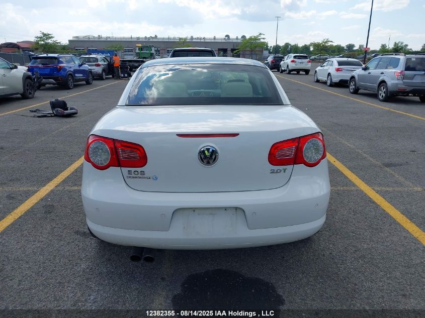 2007 Volkswagen Eos 2.0T Luxury VIN: WVWFA71F57V048416 Lot: 12382355