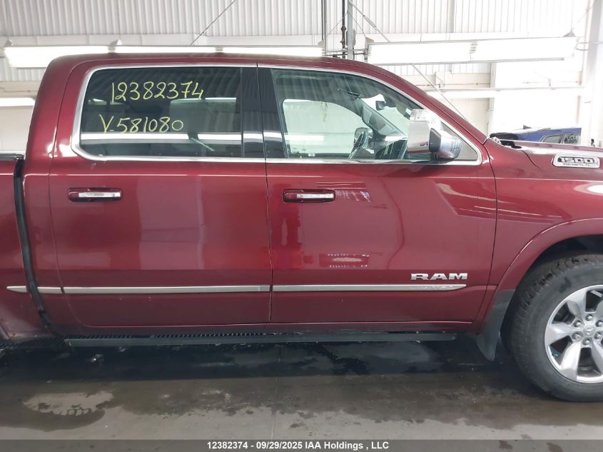 2019 Ram 1500 Limited VIN: 1C6SRFHT4KN581080 Lot: 12382374