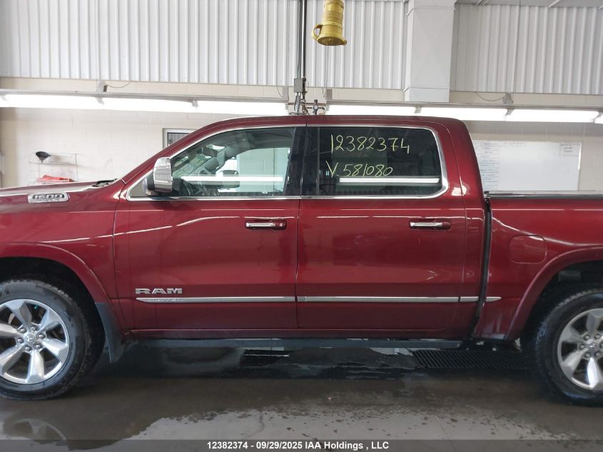 2019 Ram 1500 Limited VIN: 1C6SRFHT4KN581080 Lot: 12382374