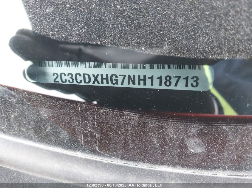 2022 Dodge Charger Gt VIN: 2C3CDXHG7NH118713 Lot: 12382390