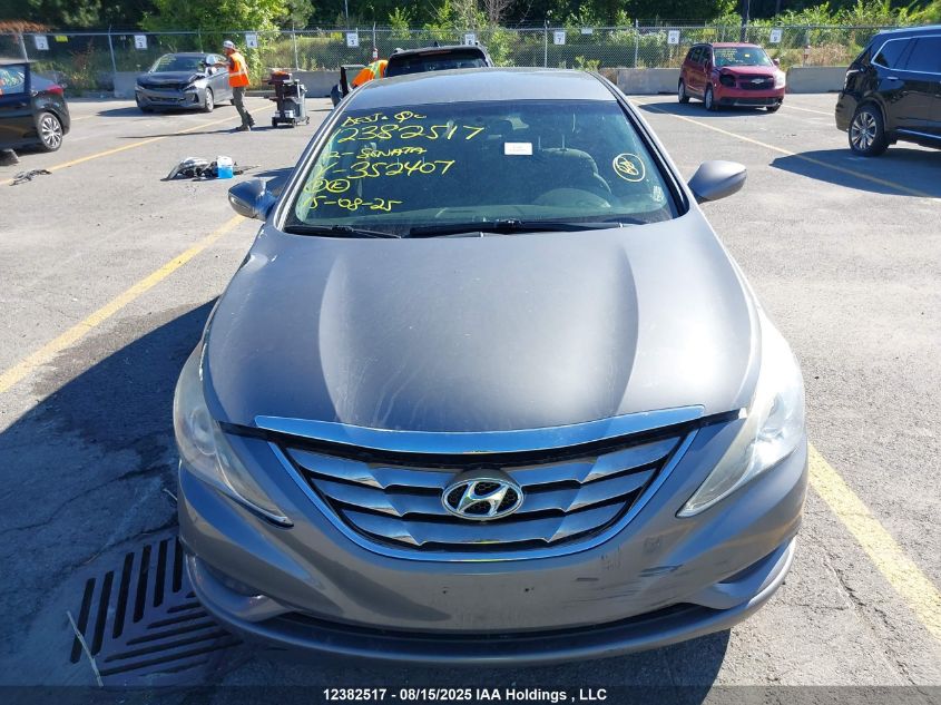 2012 Hyundai Sonata VIN: 5NPEB4AC2CH352407 Lot: 12382517