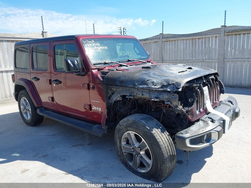 1C4HJXEN7MW605195 2021 Jeep Wrangler Unlimited Sahara auction photo 1