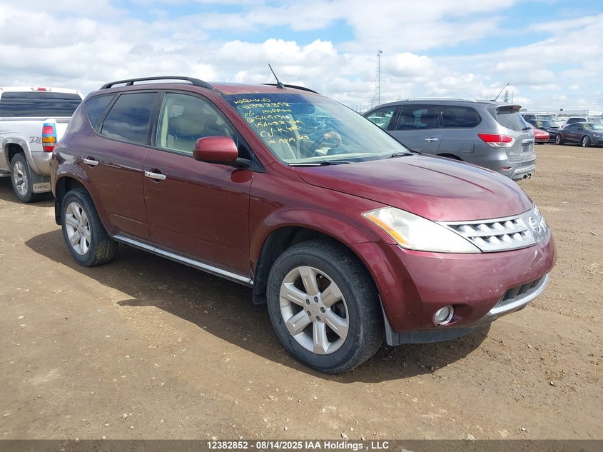 JN8AZ08W26W545131 2006 Nissan Murano Sl/Se/S auction photo 1
