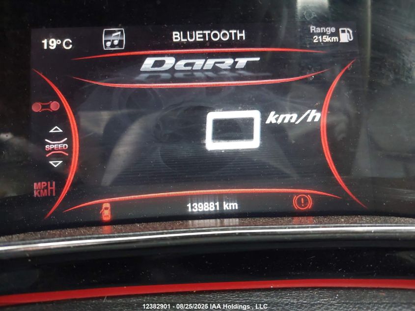 2015 Dodge Dart Gt VIN: 1C3CDFEB1FD375951 Lot: 12382901