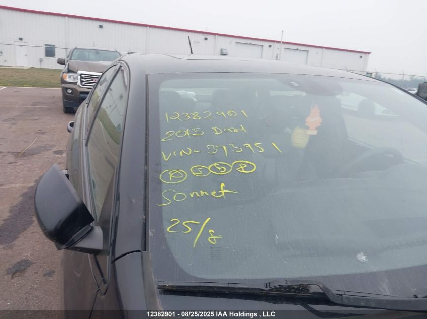 2015 Dodge Dart Gt VIN: 1C3CDFEB1FD375951 Lot: 12382901