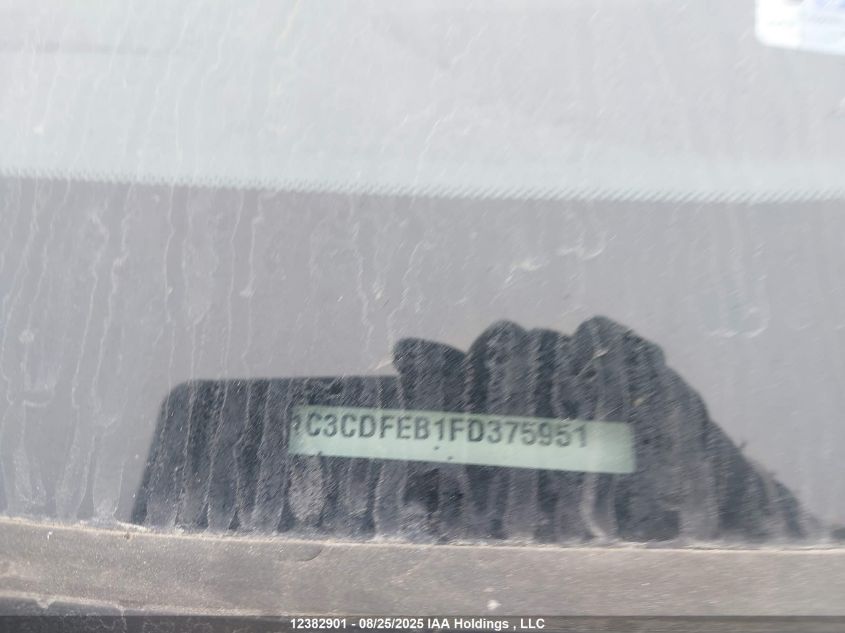 2015 Dodge Dart Gt VIN: 1C3CDFEB1FD375951 Lot: 12382901