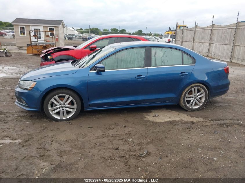 2017 Volkswagen Jetta Sel/Sel Premium VIN: 3VWL17AJ5HM378671 Lot: 12382974