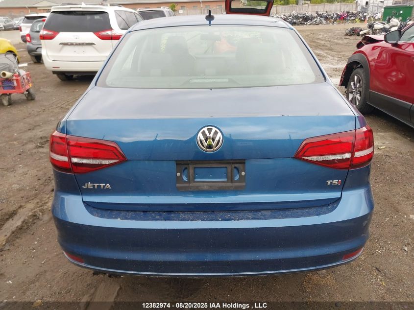 2017 Volkswagen Jetta Sel/Sel Premium VIN: 3VWL17AJ5HM378671 Lot: 12382974