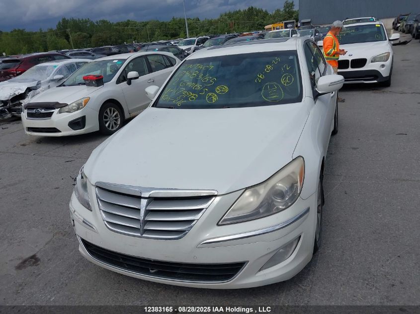 2012 Hyundai Genesis 3.8L VIN: KMHGC4DD3CU173918 Lot: 12383165