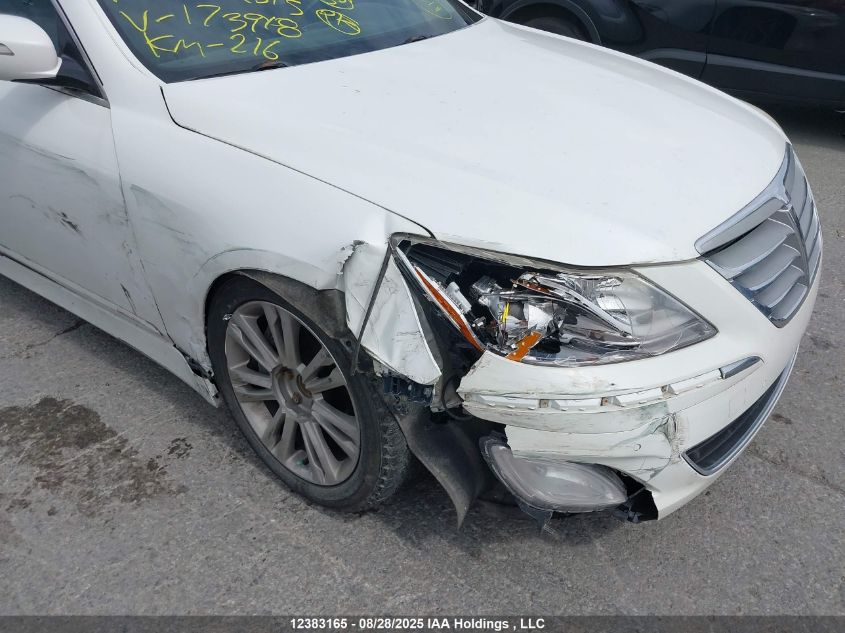 2012 Hyundai Genesis 3.8L VIN: KMHGC4DD3CU173918 Lot: 12383165