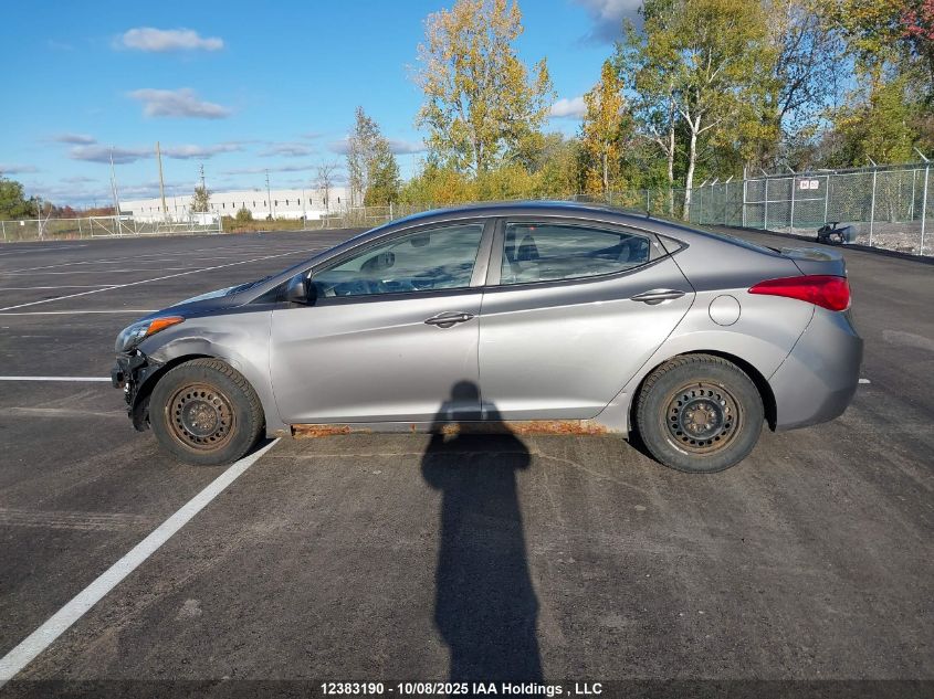 2012 Hyundai Elantra L VIN: 5NPDH4AE0CH124966 Lot: 12383190
