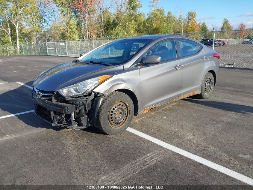 2012 Hyundai Elantra L VIN: 5NPDH4AE0CH124966 Lot: 12383190