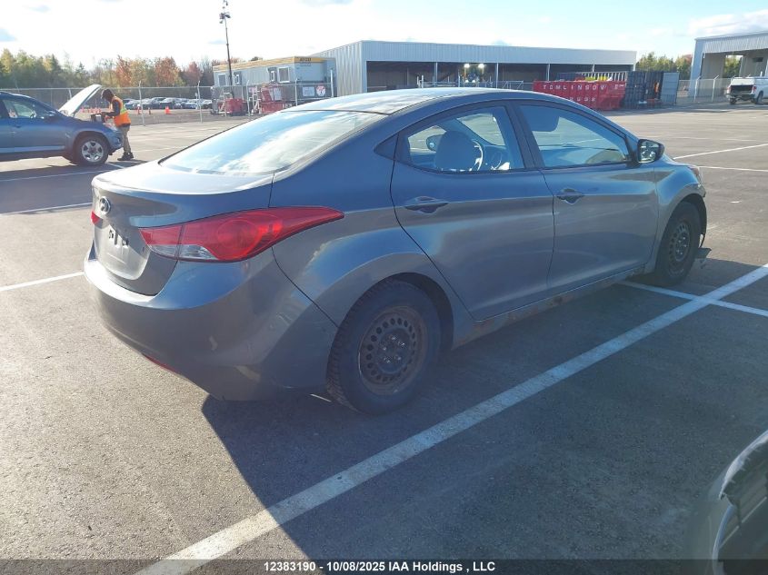 2012 Hyundai Elantra L VIN: 5NPDH4AE0CH124966 Lot: 12383190