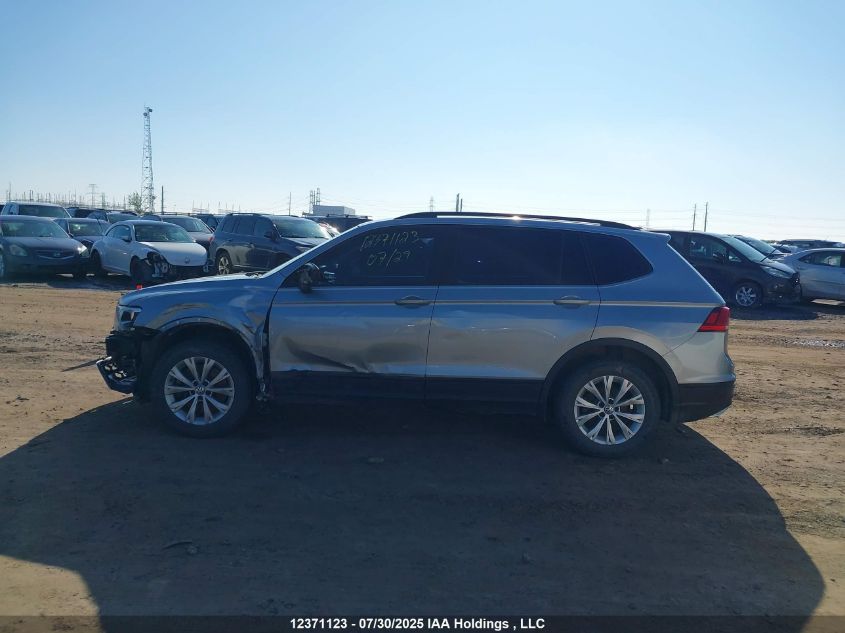 2020 Volkswagen Tiguan Trendline VIN: 3VV0B7AX2LM123008 Lot: 12371123X