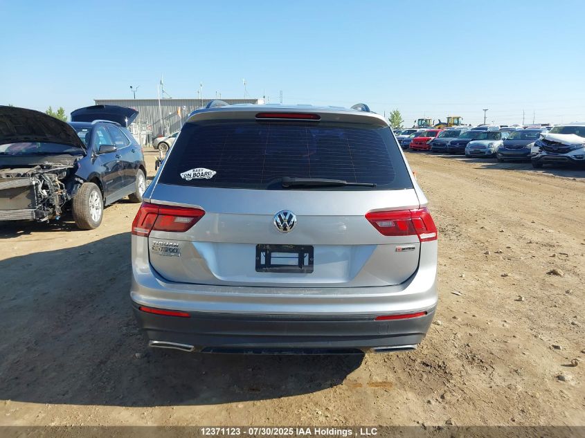2020 Volkswagen Tiguan Trendline VIN: 3VV0B7AX2LM123008 Lot: 12371123X