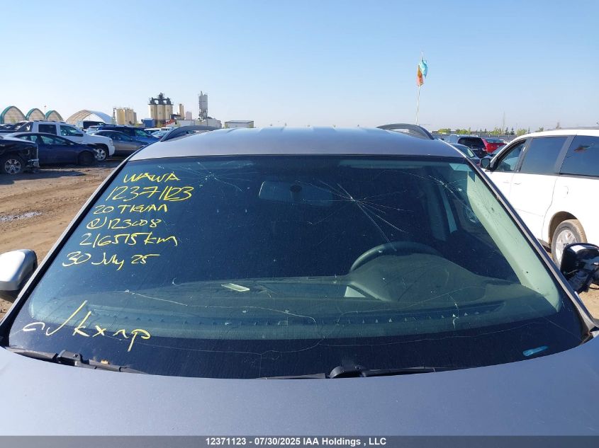 2020 Volkswagen Tiguan Trendline VIN: 3VV0B7AX2LM123008 Lot: 12371123X