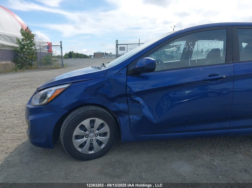 2017 Hyundai Accent Le VIN: KMHCT5AE3HU322921 Lot: 12383203